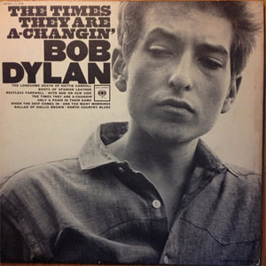 Disco The Times They Are A-Changin' de Bob Dylan