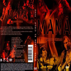 Disco Arde El Cielo (Dvd) de Maná