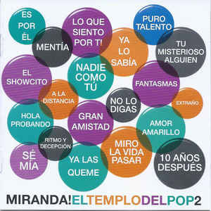 Disco El Templo Del Pop 2 de Miranda