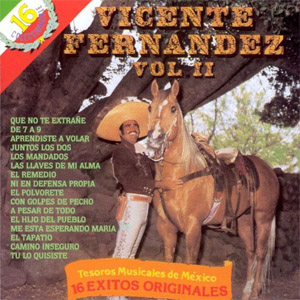 Disco 16 Éxitos Vol 2 de Vicente Fernández